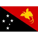 Men Papua new guinea cricket team flag